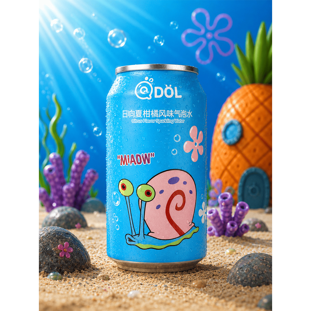 LATA BOB ESPONJA MANDARINA