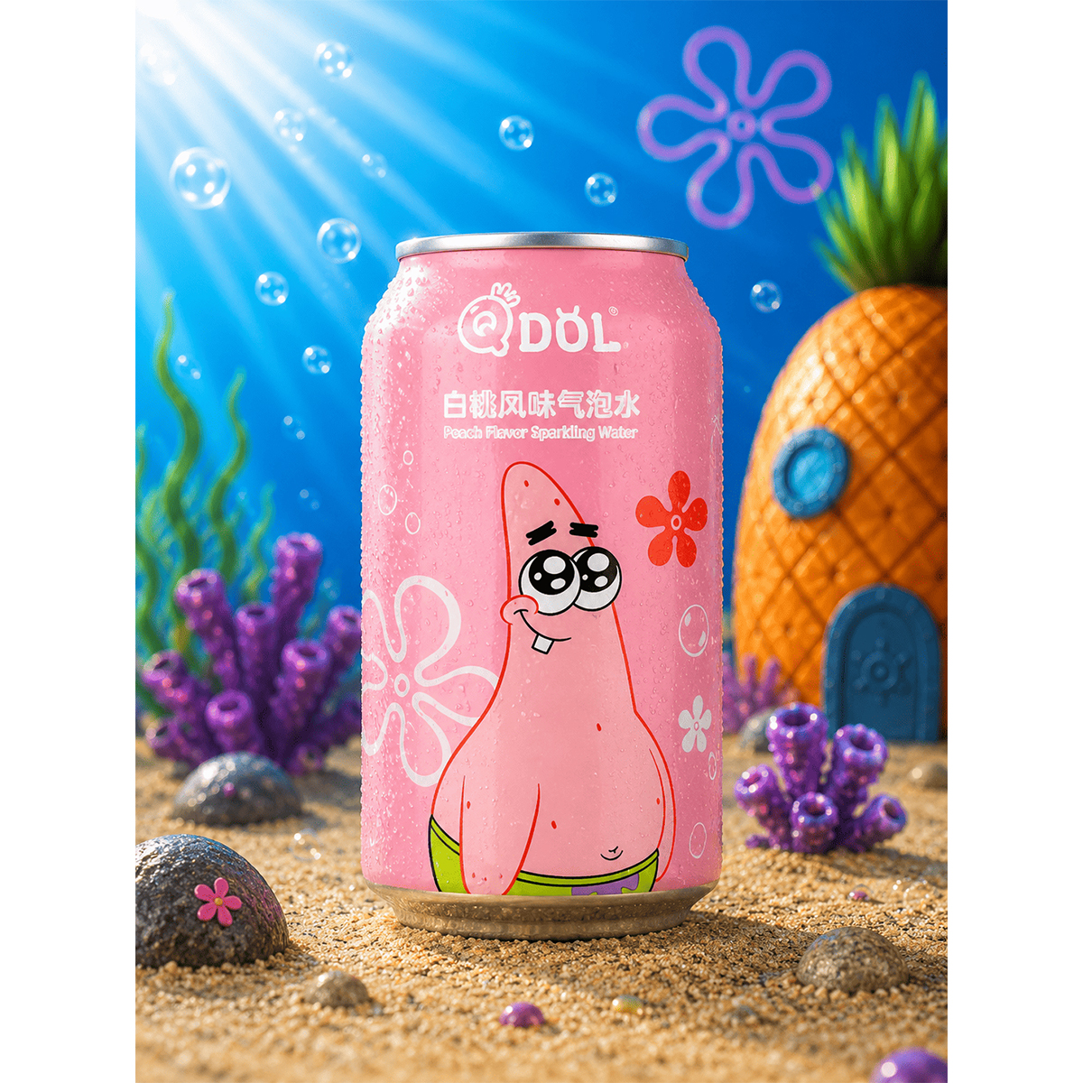 LATA BOB ESPONJA MELOCOTÓN