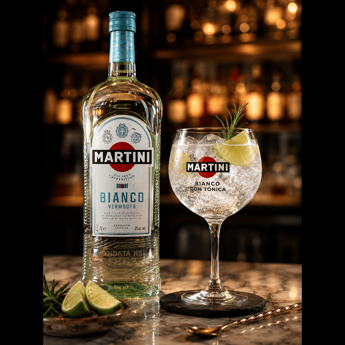 MARTINI BLANCO CON TONICA
